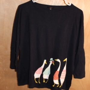 Black Talbots Womens Large Sweater